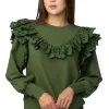 Crosby By Mollie Burch Sweatshirts- Ollie Jumper Moss