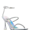 Jeffrey Campbell Heel- Demonica Silver Iridescent Combo