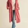 &Merci Coats-&Merci Full Length Teddy Coat