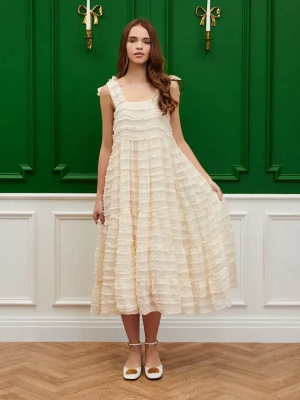 Sister Jane Midi- Revel Ruffle Midi Dress